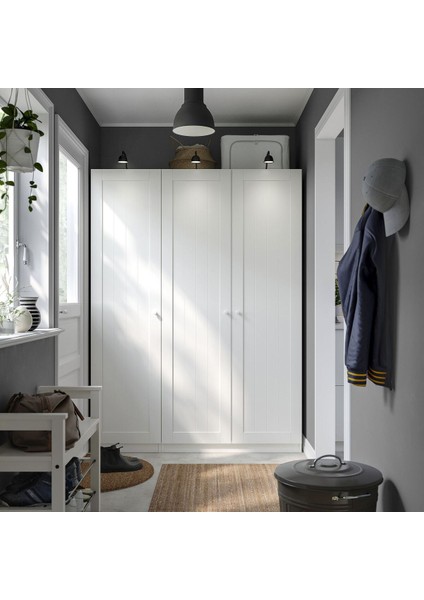 Pax Gardırop, Beyaz, 150X60X201 cm fırsatları