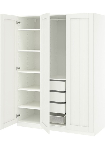 Pax Gardırop, Beyaz, 150X60X201 cm