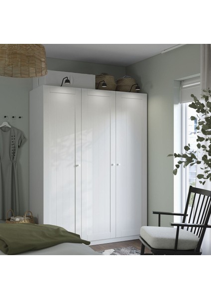 Pax Gardırop, Beyaz, 150X60X201 cm fiyatları