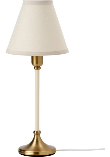 Masa Lambası, Pirinç-Bej, 54 cm