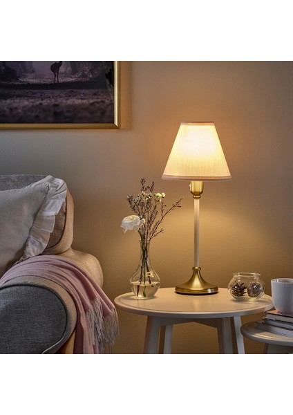 Masa Lambası, Pirinç-Bej, 54 cm modelleri