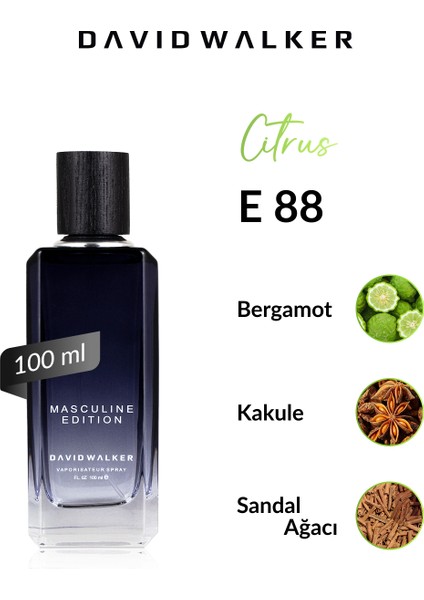 E88 Walles 100 ml Erkek Parfüm | Citrus