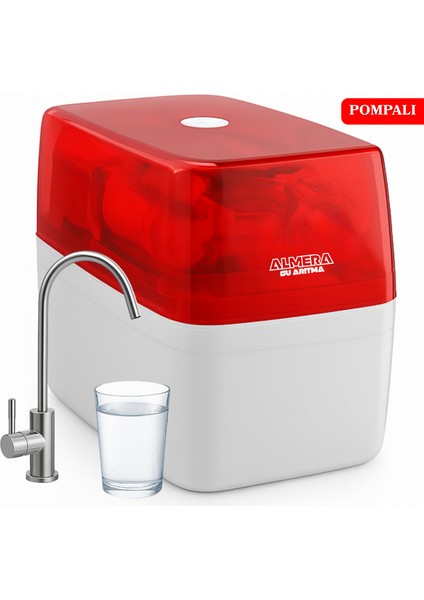 Pompalı Ters Osmos Çelik Tanklı Ph Stabilizer ve Mineral Filtreli Su Arıtma Cihazı fiyatları