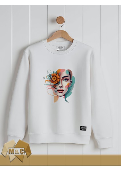M.ç Store Exclusive Limited Kadın Hodie Uzun Kollu Şık ve Özel Tasarım Trendy Sweatshirt