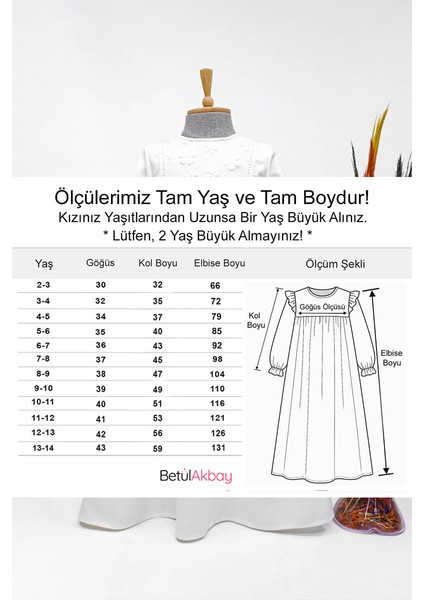 Kız Çocuk Icazet Merasimi Özel Gün Elbisesi Meryem Model Beyaz fiyatları