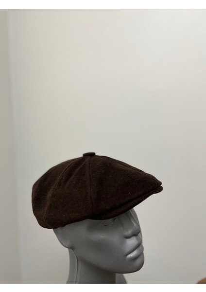 Erkek Kaşe Düğmeli Kışlık Kasket Şapka (Arkası Lastikli) fiyatları