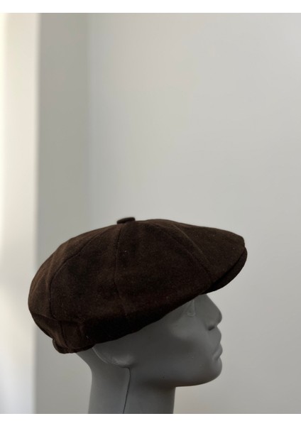 Erkek Kaşe Düğmeli Kışlık Kasket Şapka (Arkası Lastikli) modelleri