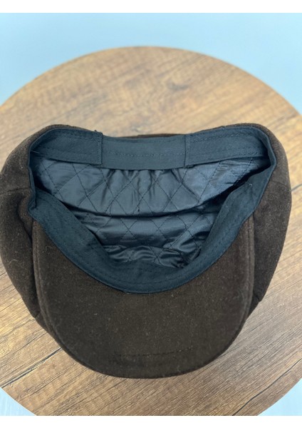 Erkek Kaşe Düğmeli Kışlık Kasket Şapka (Arkası Lastikli) indirimleri