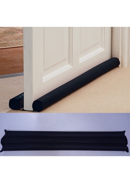 Çift Taraflı Kapı Altı Rüzgar Önleyici Isı Tasarrufu Sağlar 85 cm Kapı Altı Fitili fırsatları