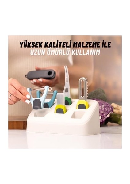 Profesyonel Değişken Başlıklı Sebze Meyve Soyucu Seti, 12 Parça Paslanmaz Çelik modelleri
