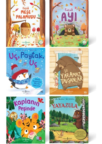 Diş Fırçalama Günü Iyilik Küçük Kuş Pembe Ayı Sevginin Gücü Utangaç Ayı Monti 6'lı Set