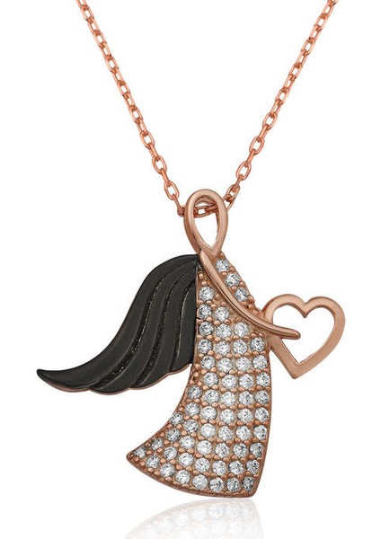 925 Ayar Gümüş Melek Anne Gümüş Kolye PT2610723