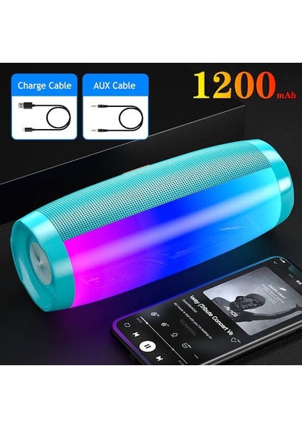 Rgb Işıklı Bluetooth Hoparlör Pluse5 Tws (Beyaz) fiyatları