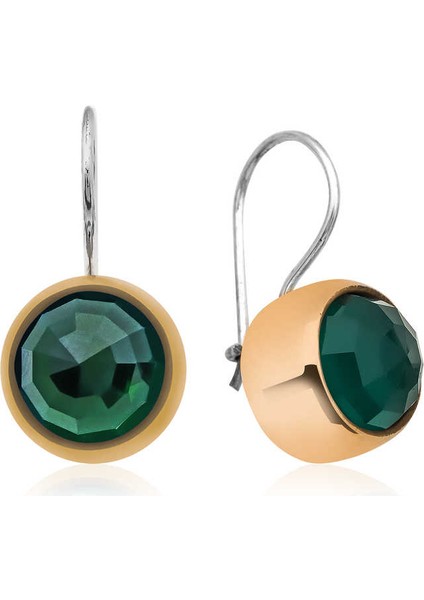 925 Ayar Gümüş Otantik Zümrüt Küpe EA1160246 fiyatları