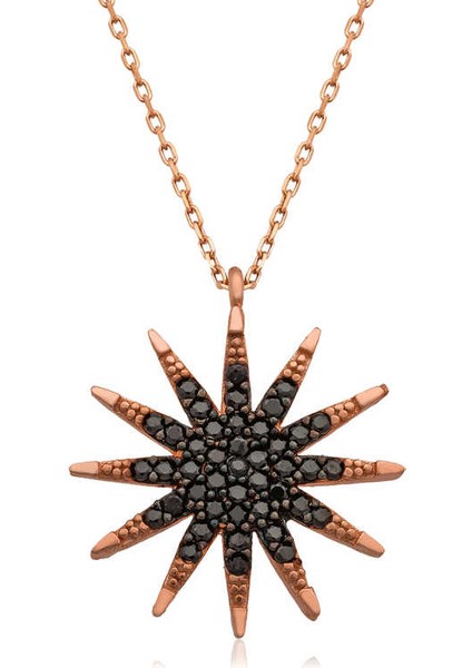 925 Ayar Gümüş Kutup Yıldızı Kadın Gümüş Kolye PT26109155