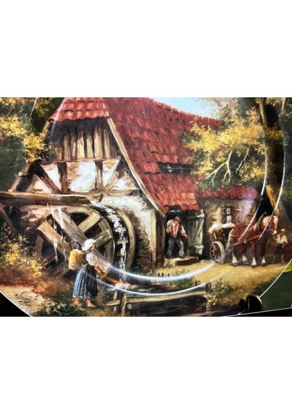 Limoges France 26 cm Çapında Porselen Dekor Tabağı -8706512 fırsatları
