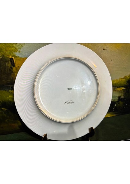 Limoges France 26 cm Çapında Porselen Dekor Tabağı -8706512 indirimleri