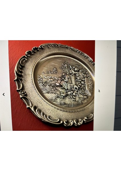 Frieling Zin Tabak - Duvar Tabağı 23 cm Çapında