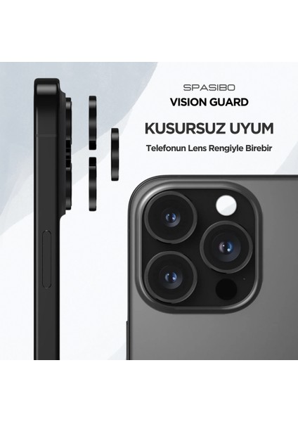 Vision Guard iPhone 16 Pro Max Kamera Lens Koruyucu fiyatları