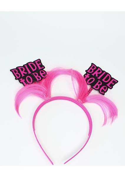 Pembe Renkli Bride To Be Parti Tacı – Bekarlığa Veda Gecesi Için