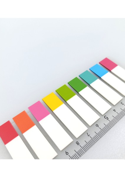 Şeffaf Renkli Postit Post-It Post It. Kitap Ayracı Ayraç Postit Sticker Not Kağıdı 180 Yaprak fırsatları