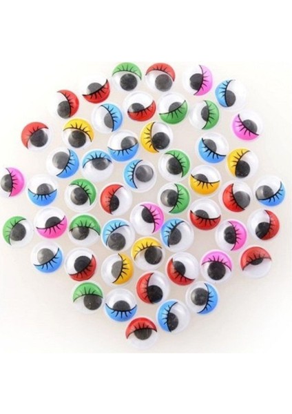 20 mm Oynar Göz Kiprikli Karışık Renk 50 Çift fırsatları