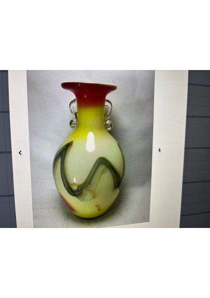 Murano Vazo 19,5 cm Yüksekliğinde indirimleri