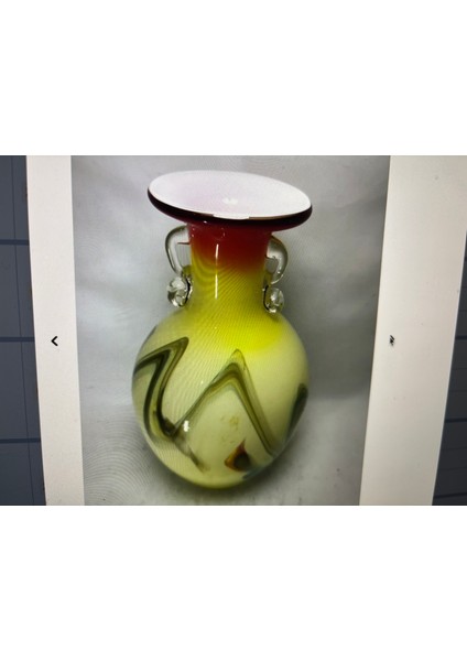 Murano Vazo 19,5 cm Yüksekliğinde