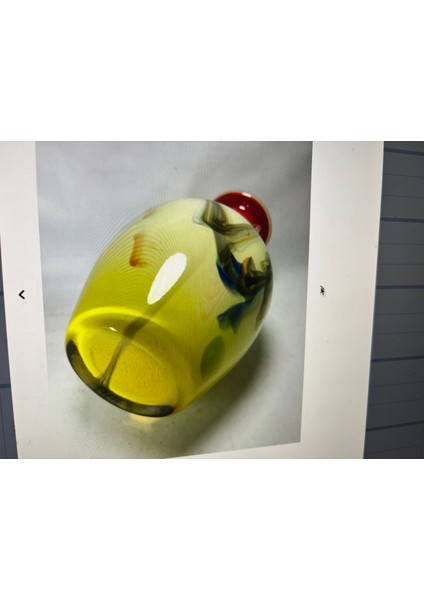 Murano Vazo 19,5 cm Yüksekliğinde