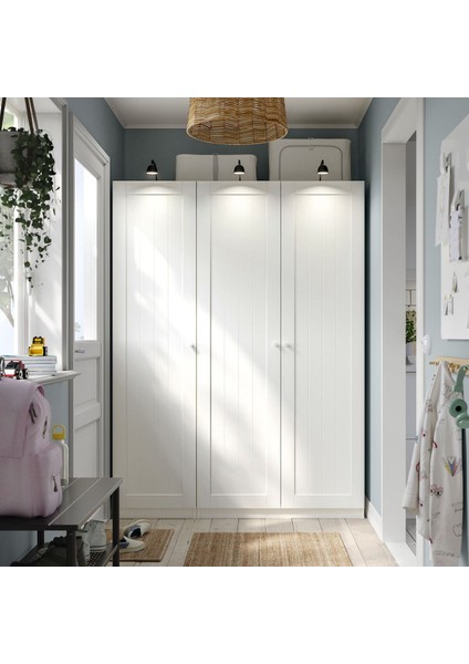 Pax Gardırop, Beyaz, 150X60X201 cm fırsatları