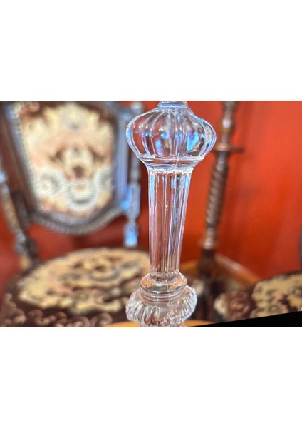 Walst Lambert Belçika Kristal Şamdan 27 cm Boyunda