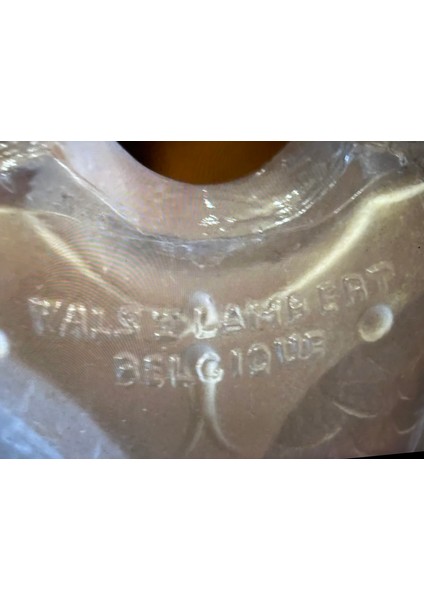 Walst Lambert Belçika Kristal Şamdan 27 cm Boyunda