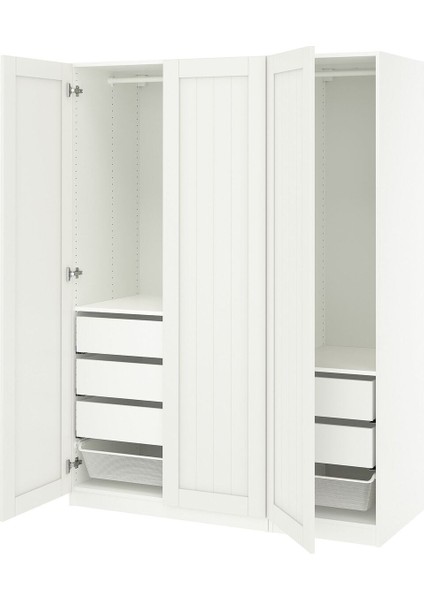 Pax Gardırop, Beyaz, 150X60X201 cm