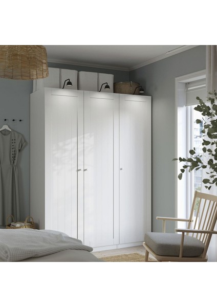 Pax Gardırop, Beyaz, 150X60X201 cm fiyatları