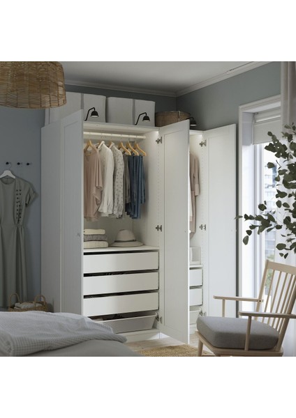 Pax Gardırop, Beyaz, 150X60X201 cm modelleri