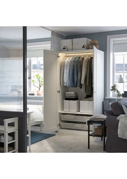 Pax Gardırop, Beyaz, 100X60X201 cm modelleri