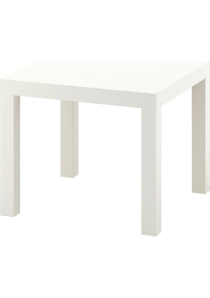 Yan Sehpa, Beyaz, 55X55 cm