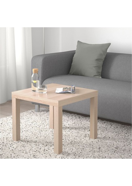 Yan Sehpa, Ağartılmış Meşe Görünümlü, 55X55 cm fiyatları