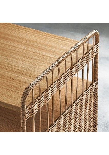 Yan Sehpa, Rattan, 37X53 cm modelleri