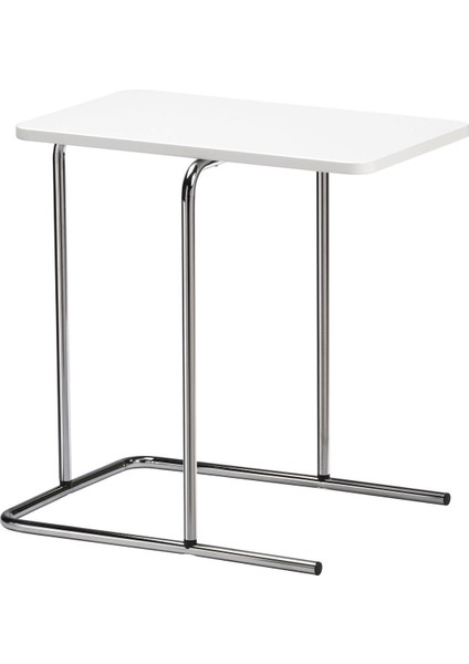 Yan Sehpa, Beyaz, 50X30 cm