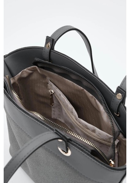 Yanke Antrasit Süet Omuz Çantası modelleri