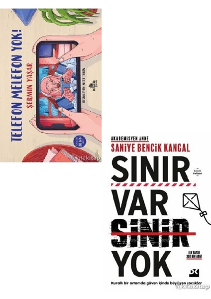 Telefon Melefon Yok! - Sınır Var Sinir Yok- Şermin Yaşar 2 Kitap ( Kargo )