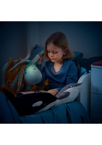 Gece Lambalı Yumuşak Oyuncak, Turkuaz, Led'li fiyatları