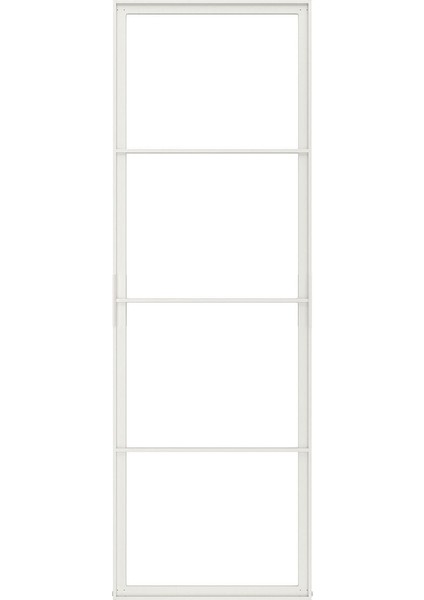 Gömme Dolap Için Sürgü Kapak Iskeleti, Beyaz, 77X231 cm