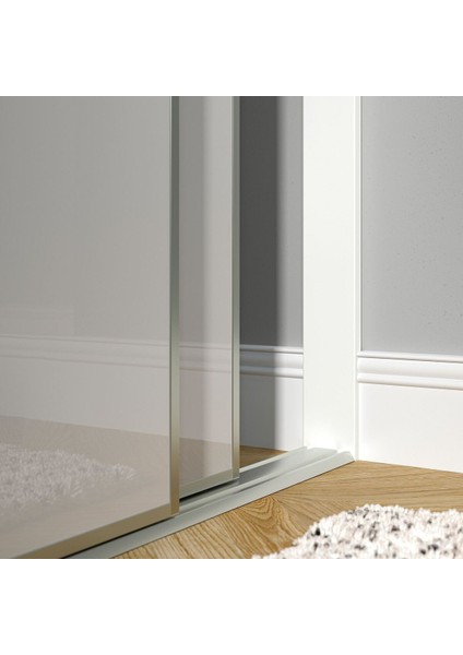 Gömme Dolap Için Durdurma Çubuğu, Beyaz, 240X11X1.8 Cm, 3 Parça fiyatları