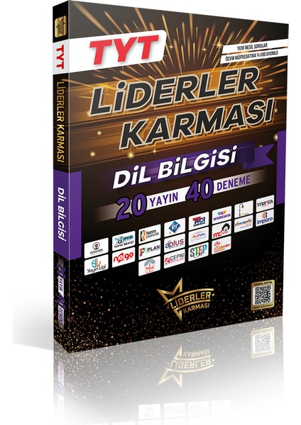 Tyt Sıfırdan Sonsuza Dilbilgisi Soru Bankası ve Tyt Liderler Karması Dilbilgisi Deneme + 1 Tyt Deneme Hediyeli modelleri