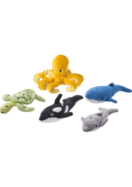 Yumuşak Oyuncak, Çeşitli Desenler, 5 Adet