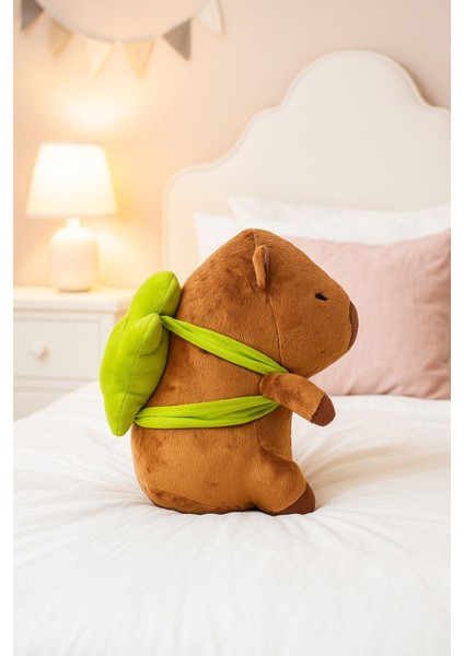 Capybara Kaplumbağa Sırt Çantalı Peluş, Uyku Arkadaşı Kapibara Sırt Çantalı Peluş Yastık 25 Cm fiyatları
