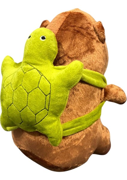 Capybara Kaplumbağa Sırt Çantalı Peluş, Uyku Arkadaşı Kapibara Sırt Çantalı Peluş Yastık 25 Cm fırsatları