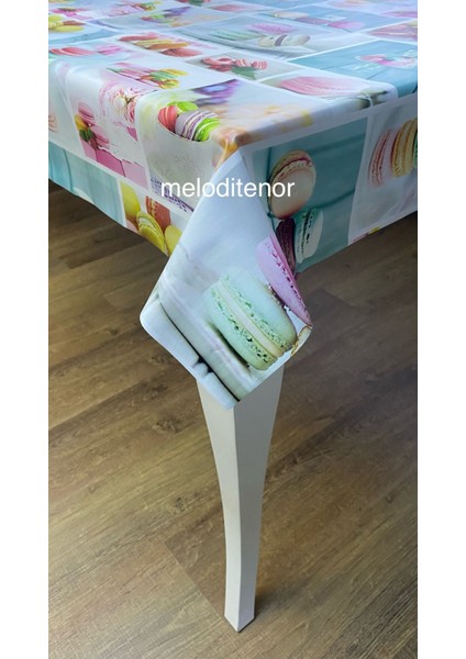 Elyaf Astarlı Kaymaz Makaron Bisküvi Fincan Desen Pvc Muşamba Masa Örtüsü modelleri